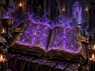 Book of the Fallen slot at SpinDjinn Casino